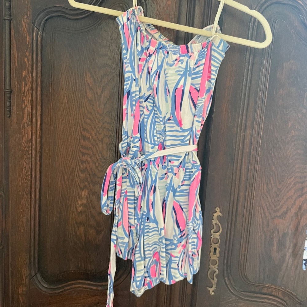 Lilly Pulitzer Ritz strapless romper size small